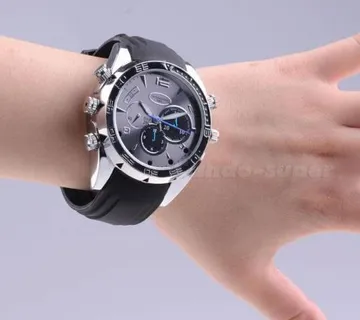 1080P kamera u muškom satu + noćno snimanje + 8 GB memorije - cover