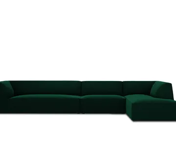 Kutna garnitura Ruby, 5 sjedala, 366x180cm, Materijal: Baršun - cover