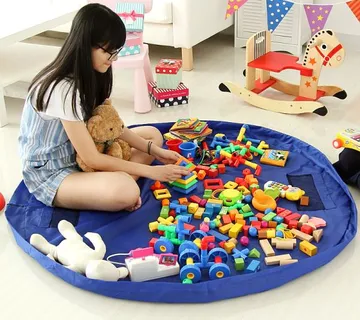 Praktična prostirka torba za igranje i spremanje dječjih igračaka - cover