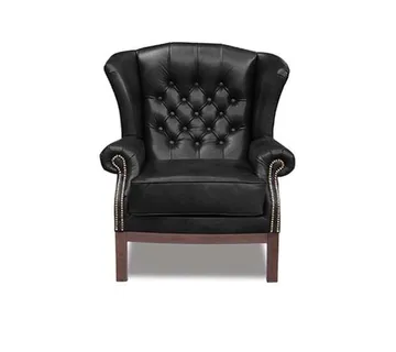 Chesterfield Fotelja Durban | 1-sjedište | Shiny Black - cover