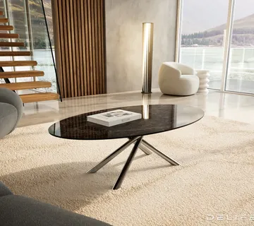 Klub stolić Edge 140x80cm, Materijal: Keramika Laminam Extra Lucidato - cover