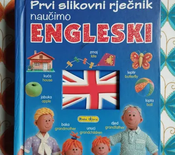 Prvi slikovni rječnik; naučimo engleski - cover