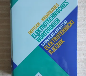 DR. V . MULJEVIC NJEMACKO-HRVATSKI ELEKTROTEHNICKI RJECNIK - cover