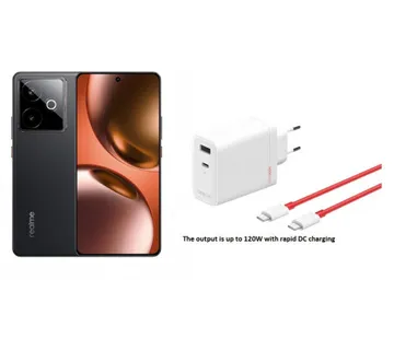 Realme GT 7 5G Dual Sim 12GB RAM 512GB - Black + Punjač - cover