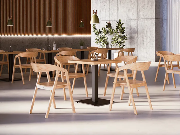 Drvene stolice za kafiće i restorane - cover