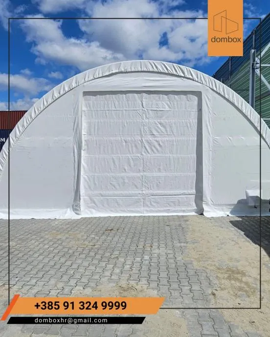 Montažni skladišni prostor 9.15x12m 4,5m (V) 110m2 - cover