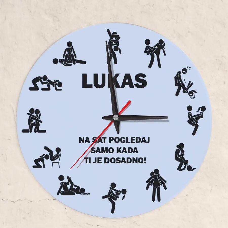 Sexy zidni sat - cover