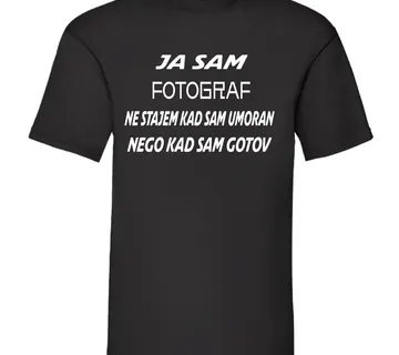 Majica ja sam fotograf - cover
