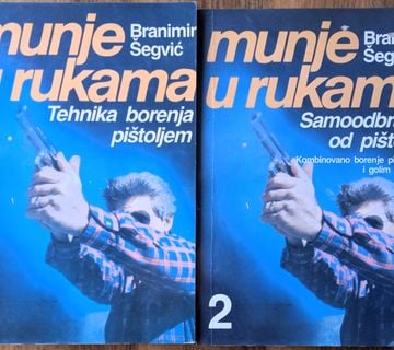MUNJE U RUKAMA 1/2 Branimir Šegvić REVOLVER PIŠTOLJ SAMOODBRANA - cover