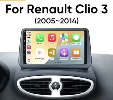 Renault CLIO 3 2005-2014 original multimedija android PARKING KAMERA - cover