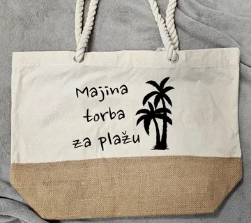 Torba za plažu (Pletene ručke) - cover