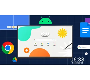 Samsung LH65WAFWLGCXEN, 65" Android touch display - cover