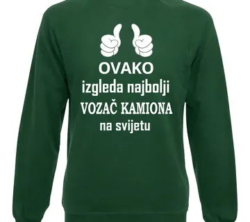 Pulover za najboljeg vozača kamiona - cover