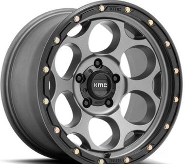 FELGA KMC DIRTY HARRY GRAY BLACK ALU - cover