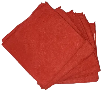 Set (5 komada) krpe od mikrovlakana -Crvene - cover