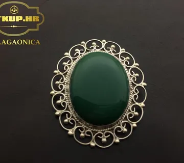 SREBRNI BROŠ 25,54G .925 / R1, RATE !! - cover