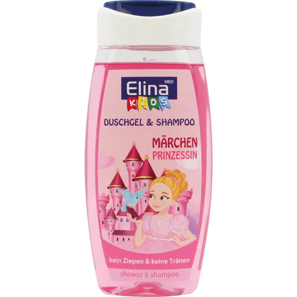 Elina med 2u1 dječji gel za tuširanje i šampon Vilinska princeza 250ml - cover