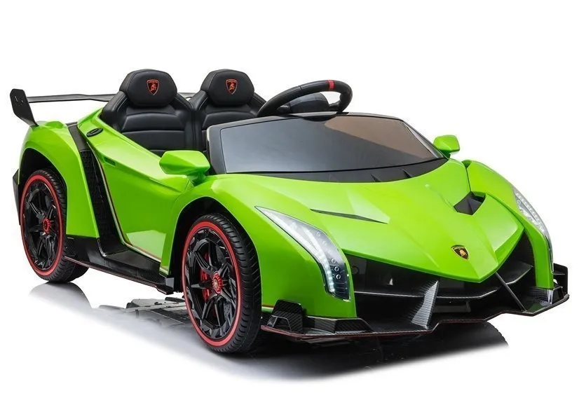 Licencirani auto na akumulator Lamborghini Veneno 4x4 + MP4 - zeleni - cover