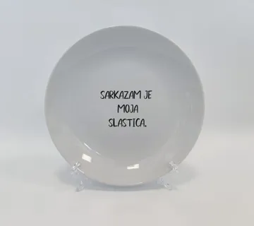 Šaljivi tanjur – Sarkazam je moja slastica - cover