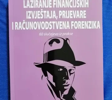 Vinko Belak – Lažiranje financijskih izvještaja, prijevare - cover