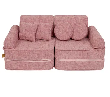 Srednja modularna sofa za djecu - Tangle Bubblegum Pink - cover
