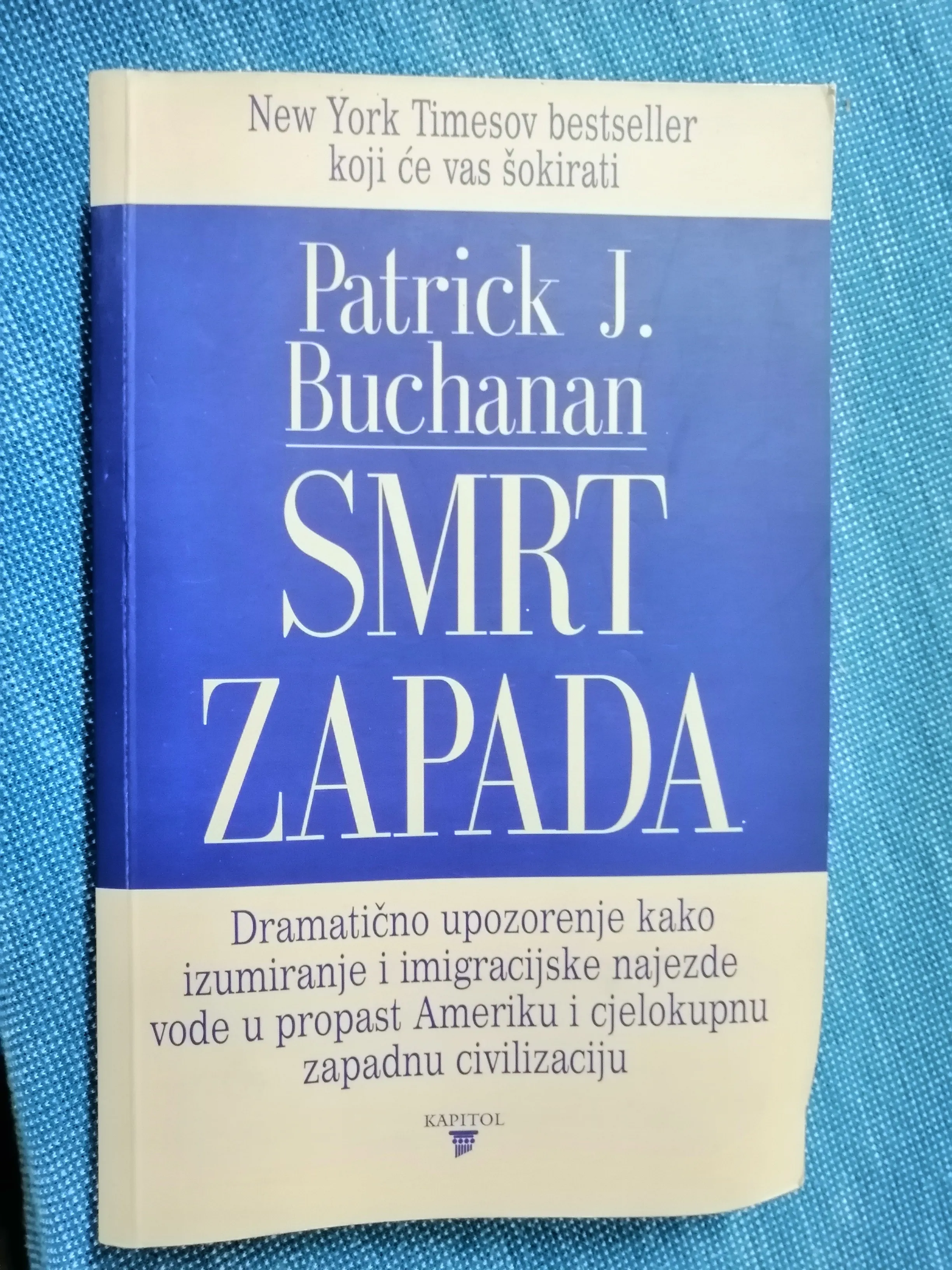 Patrick J. Buchanan – Smrt Zapada - cover