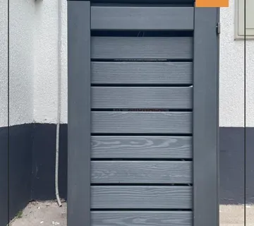 Drvena kutija za kantu za otpad-120/240L | Ručno rađena - cover