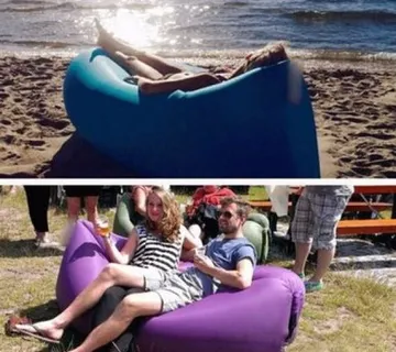 Air sofa - lako se puni zrakom i u samo par sekundi spremna - cover