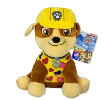 Paw Patrol Rubble ‘Sitting’ plišana igračka, 25cm - cover