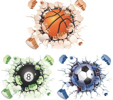 Zidna naljepnica lopta - više modela - cover