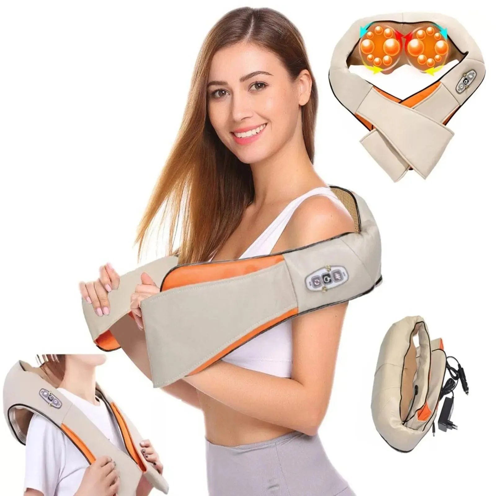 PROFESIONALNI MASAŽNI JASTUK ZA SVE DIJELOVE TIJELA SHIATSU - cover