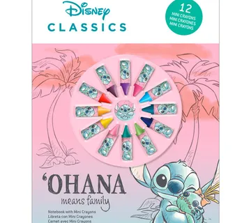 Disney Stitch bilježnica i pastele - cover