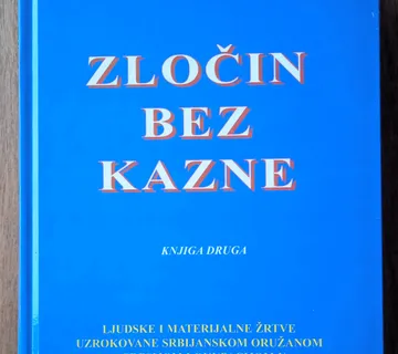 ZLOČIN BEZ KAZNE Knjiga druga Ivan Strižić DOMOVINSKI RAT - cover