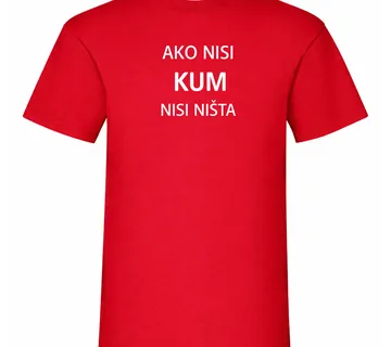 Majica ako nisi kum - cover