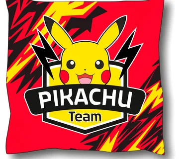 Pokemon Team Pikachu Jastuk 40×40 - cover