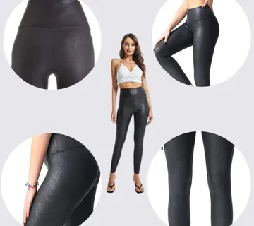 Kožne tajice visokog struka - Slim Fit Skinny - cover