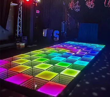 LED 3D PODNI PANELI dance floor za zabave i evente PODIJ U BOJI - cover