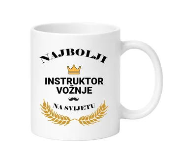 Šalica za najboljeg instruktora vožnje - cover