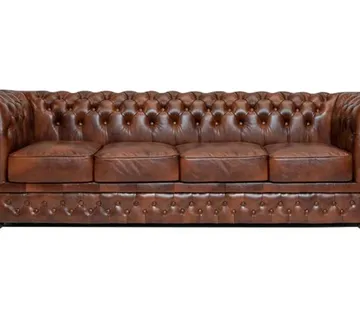 Chesterfield Garnitura First Class Leather | 4-sjedišta | Cloudy Brown - cover