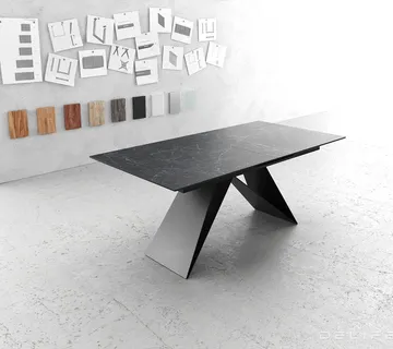 Produljivi stol Edge 180/220x100cm, Materijal: Keramika - cover