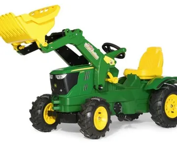 Rolly Toys Farmtrac John Deere 6210R na pedale sa utovarivačem - cover