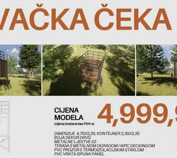 LOVAČKA ČEKA – KONTEJNER S TERASOM - cover