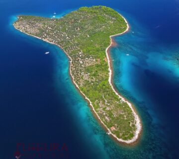 ZADAR - ŽMAN (KRKNATA), POLJOPRIVREDNO ZEMLJIŠTE 1252 M2, PRODAJA, POGLED, 40 M OD MORA!! - cover