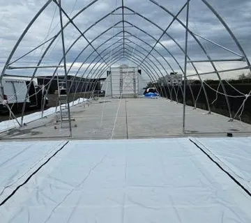 Montažna hala / montažni šator PEACH / 9.15x20m 5,5m(V) *091 294 9999* - cover