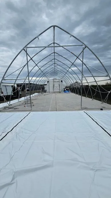 Montažna hala / montažni šator PEACH / 9.15x20m 5,5m(V) *091 294 9999* - cover