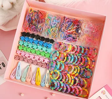 Mega set za ukrašavanje kose - 870 komada - cover