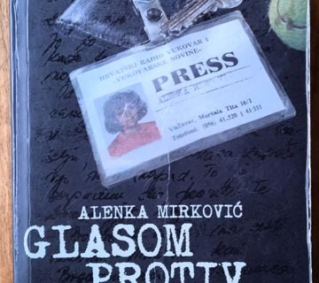 GLASOM PROTIV TOPOVA Mala ratna kronika Alenka Mirković DOMOVINSKI RAT - cover