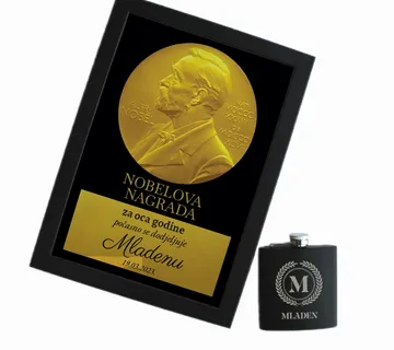 Dan očeva Nobelova nagrada i pljoska - cover