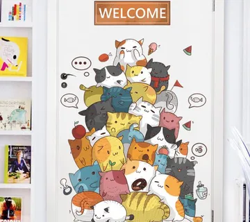 Zidna naljepnica Welcome - cover