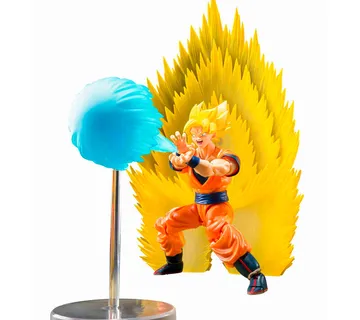 Dragon Ball S.H.Figuarts Teleport Kamehameha SSJ Goku nastavci 15cm - cover